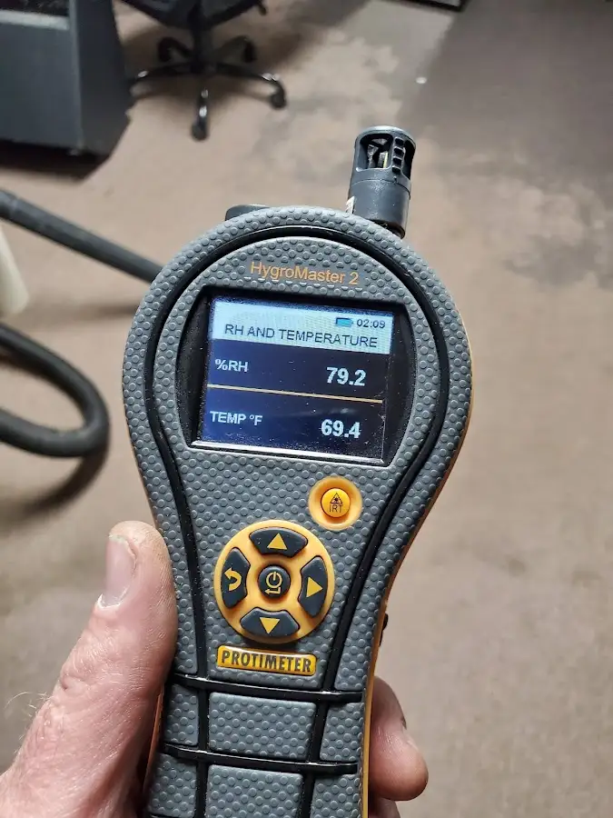 Moisture meter humidity assessment for Mold Remediation & Removal in Muleshoe